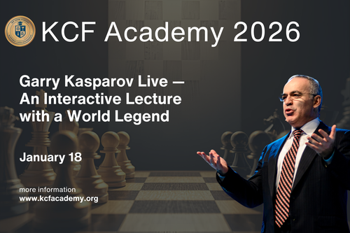 KCF Academy banner Kasparov